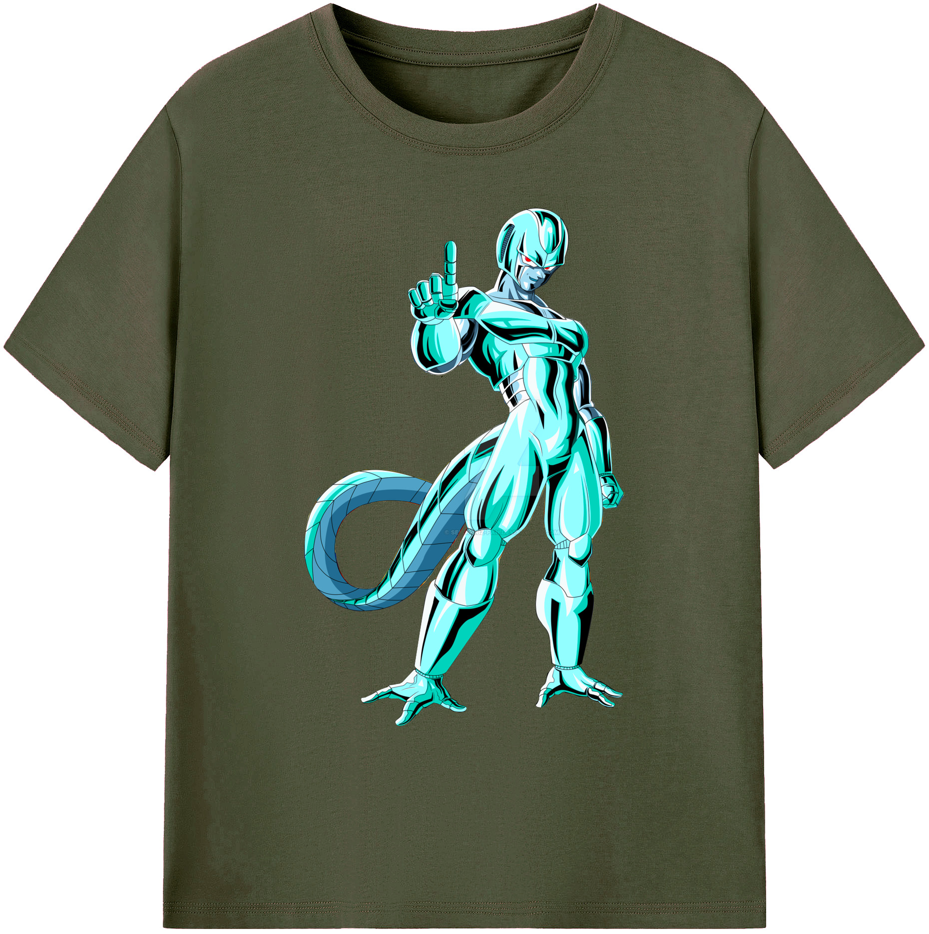 （画像用） ドラゴンボール クウラ DRAGON BALL Cooler Coora 綿100％ メンズ半袖Tシャツ｜肌触りやわらか＆通気性